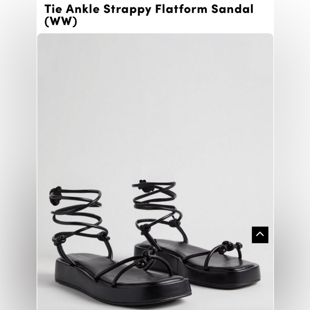 Torrid Tie Ankle Flatform Sandle